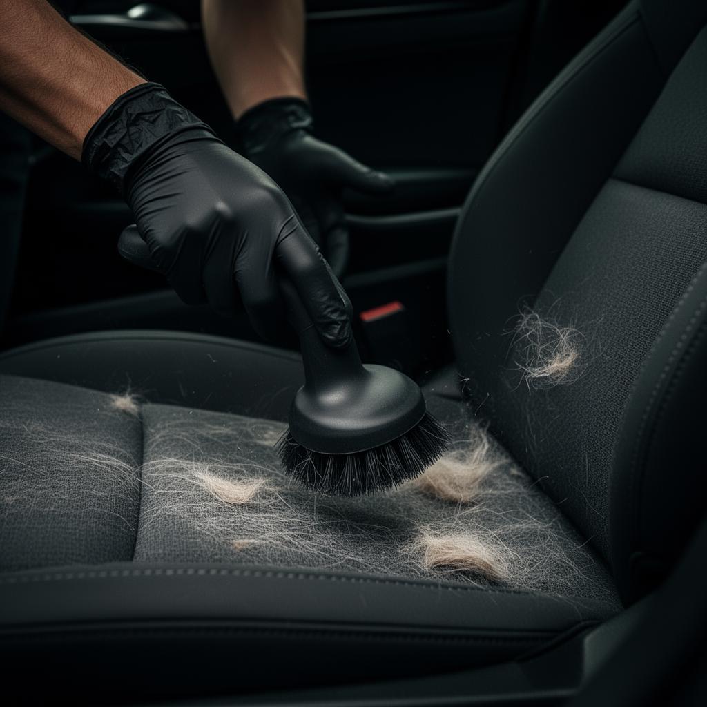Hundehaare aus Autositz entfernen – Geruch Auto entfernen Hamburg